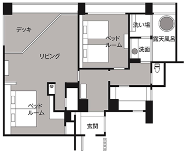 「宵風」平面図